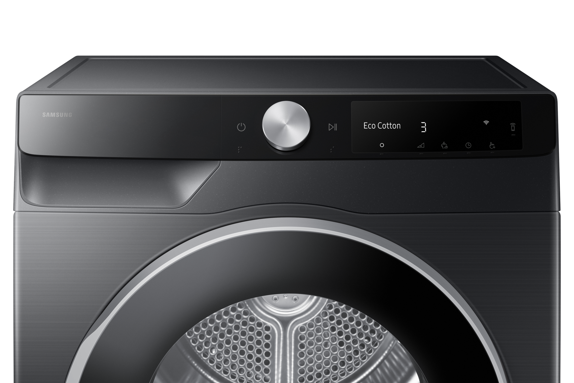 Laundry Dryer with A Energy Efficiency Rating and AI Dry+ Panel-Control2 Black 