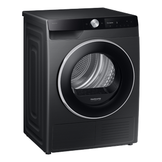 Laundry Dryer with A Energy Efficiency Rating and AI Dry+ L-Perspective Black 