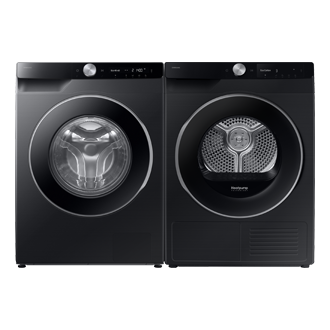 Laundry Dryer with A Energy Efficiency Rating and AI Dry+ Front-Set1 Black 