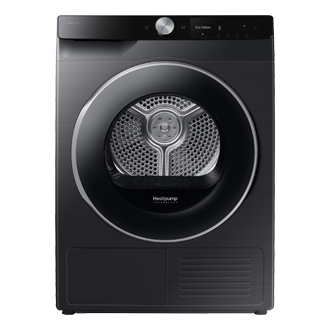 Laundry Dryer with A Energy Efficiency Rating and AI Dry+ Front Black 
