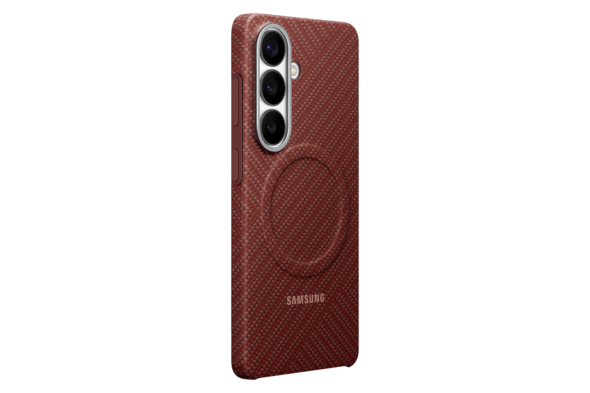 Galaxy S26 karbon mágneses tok Dynamic Red 