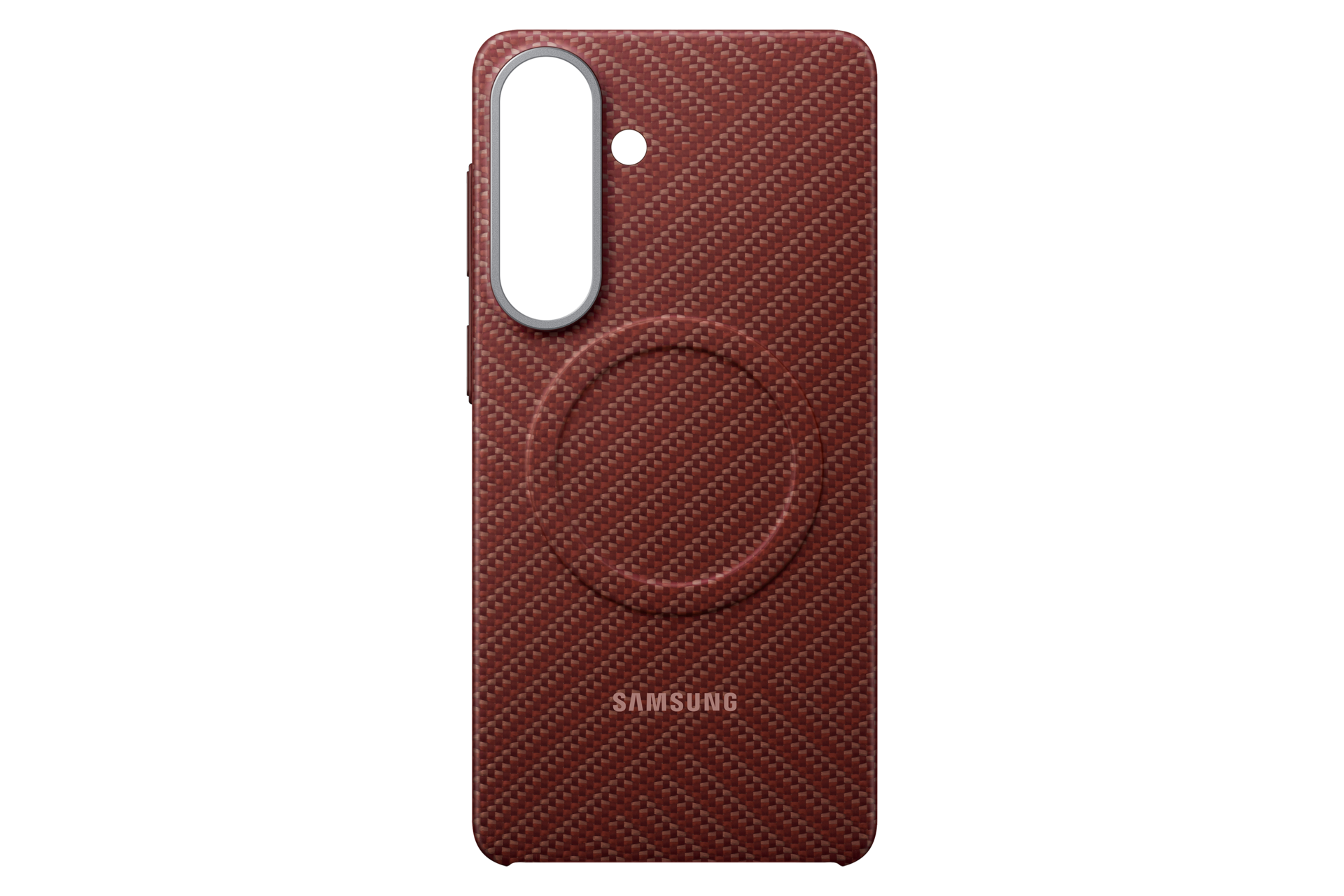 Galaxy S26+ karbon mágeses tok Front2 Red 