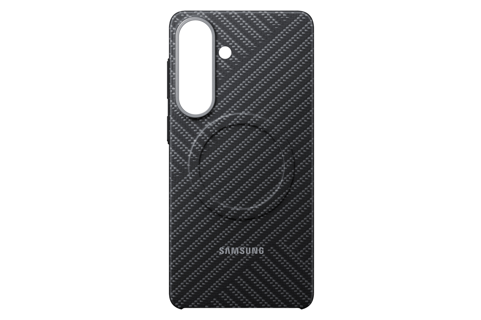 Galaxy S26+ karbon mágeses tok Front2 Dark Gray 