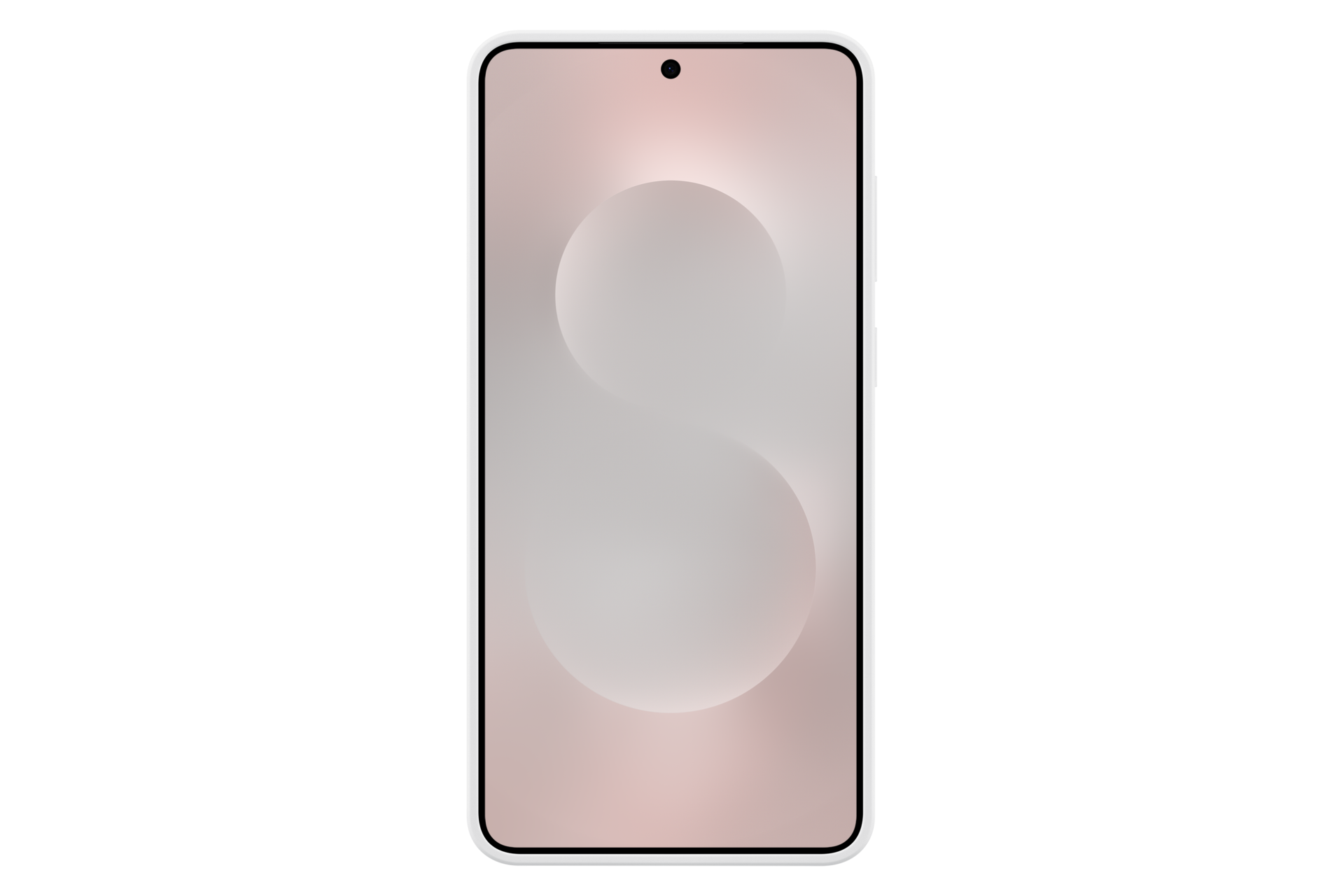 Galaxy S25 Edge Silicone Case Back Light Gray 