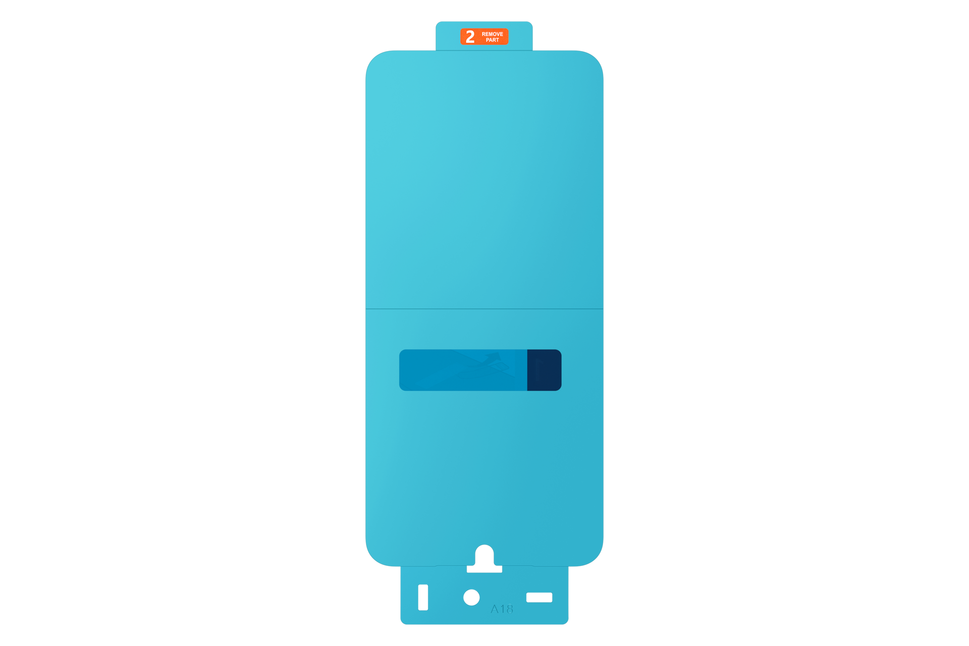 Galaxy A18 Clear Case Front2 Transparent 