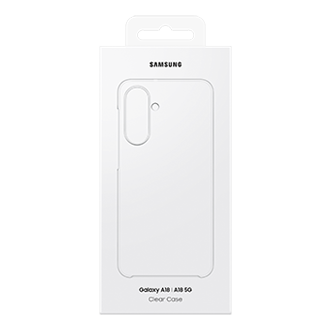 Galaxy A18 Clear Case Package Transparent 