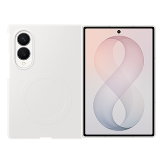 Galaxy Z Fold8 szilikonos mágneses tok Front2 Cream 