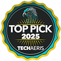 Techaeris Top Pick (Legjobb választás) 2025 logó