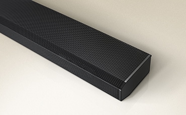 Close-up view of Soundbar