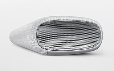 Soundbar seen placed TV