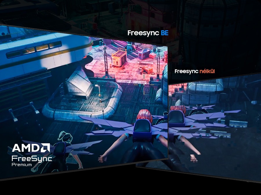 Szakadozás-és akadozásmentes, alacsony késleltetésű HDR-játékélmény