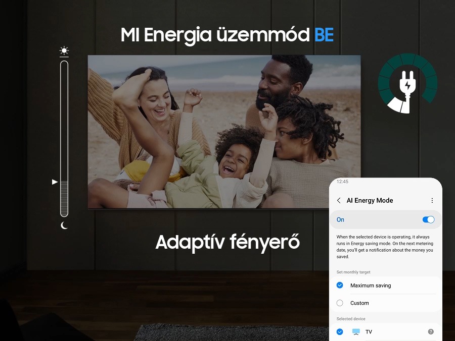 MI Energia üzemmód