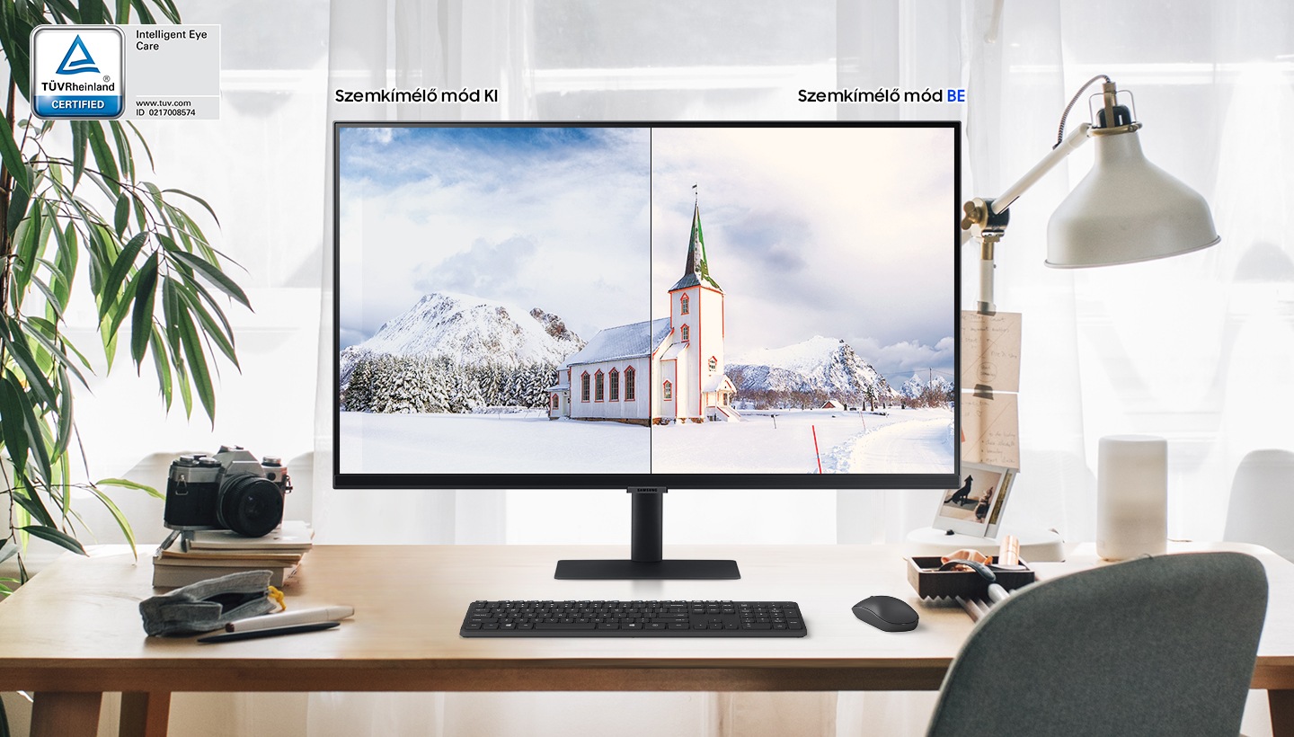 Samsung 27" S27A700NWU LED IPS 4K HDMI Display port fekete HDR10 monitor