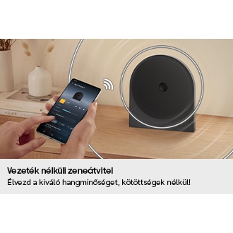 Music Studio LS50H WiFi-Bluetooth vezeték nélküli hangszóró (2026) fekete