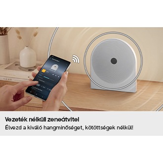 Music Studio 5 LS51H Wifi-bluetooth vezeték nélküli hangszóró (2026) Fehér