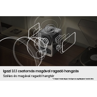 Music Studio 7 LS70H WiFi-Bluetooth vezeték nélküli hangszóró (2026) Fekete