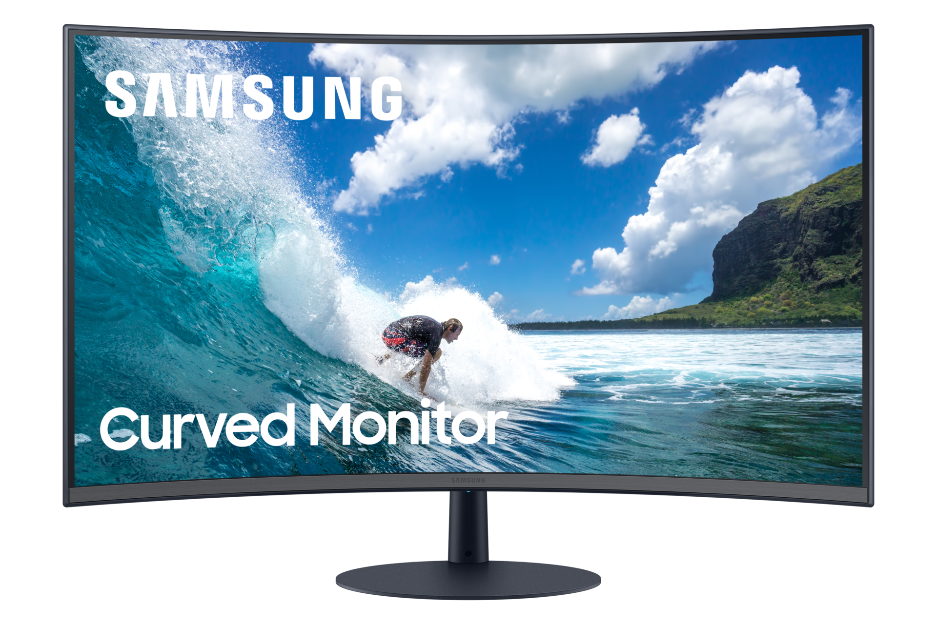 Samsung C24T550FDR 24'' Ívelt FullHD 75Hz 16:9 FreeSync LED Monitor