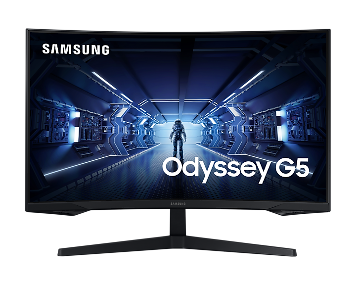 Samsung Odyssey G5 C27G55TQWR 27" Ívelt WQHD 144Hz FreeSync Gamer monitor