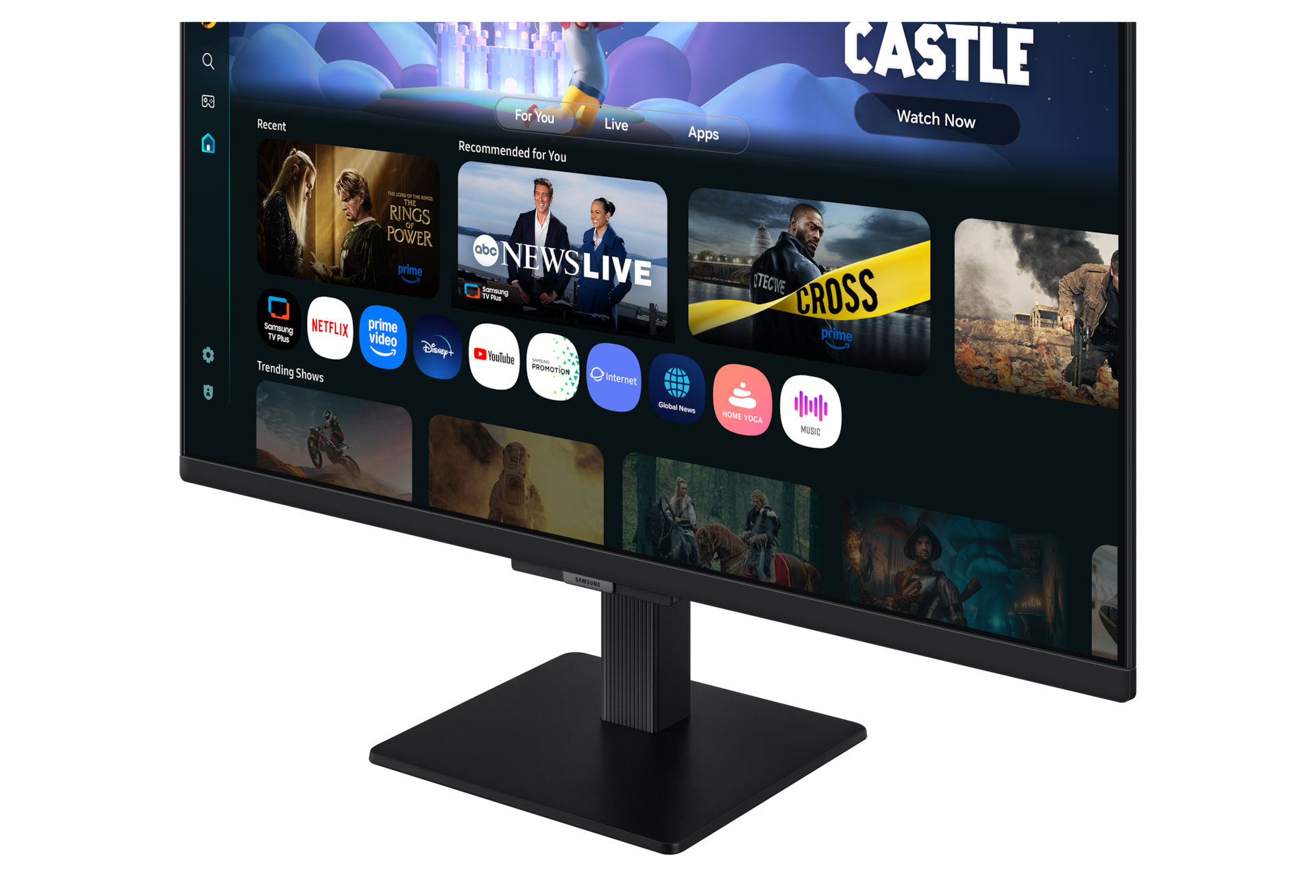 27"/32" Smart Monitor M5 M50F FHD (Black) Detail Black 