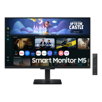 27"/32" Smart Monitor M5 M50F FHD (Black) Front Black 