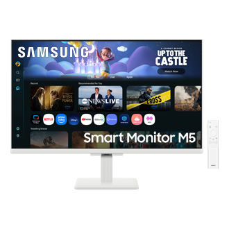 27"/32" Smart Monitor M5 M50F FHD Front13 White 