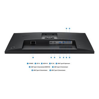 24/27 Inch Essential Monitor G3 G32H 144Hz Detail-Connectivity Black 