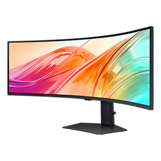 49" ViewFinity S9 S95UF DQHD Monitor R-Perspective Black 