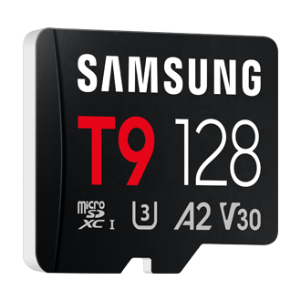 T9 microSD Card microSDXC™ UHS-I Card L-Perspective Black 