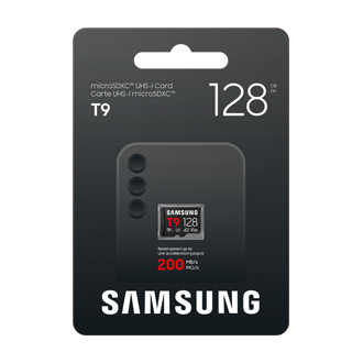 T9 microSD Card microSDXC™ UHS-I Card Front-PKG Black 