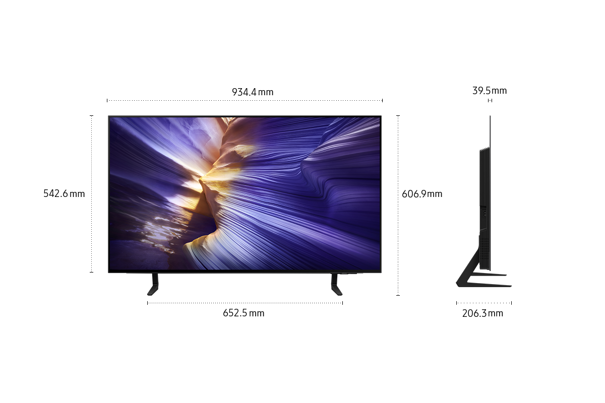 42" OLED 4K S90F Vision AI Smart TV (2025) Black