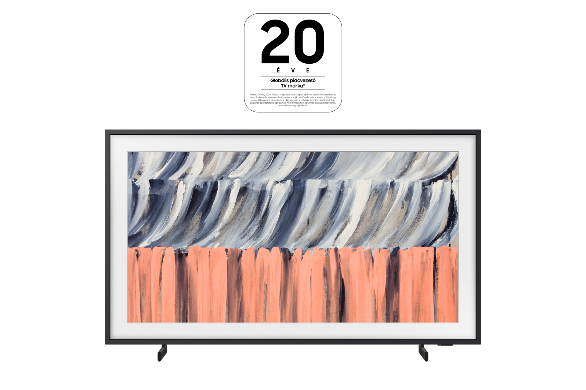 43" The Frame LS03HE 4K Samsung Vision AI Smart TV (2026) Fekete