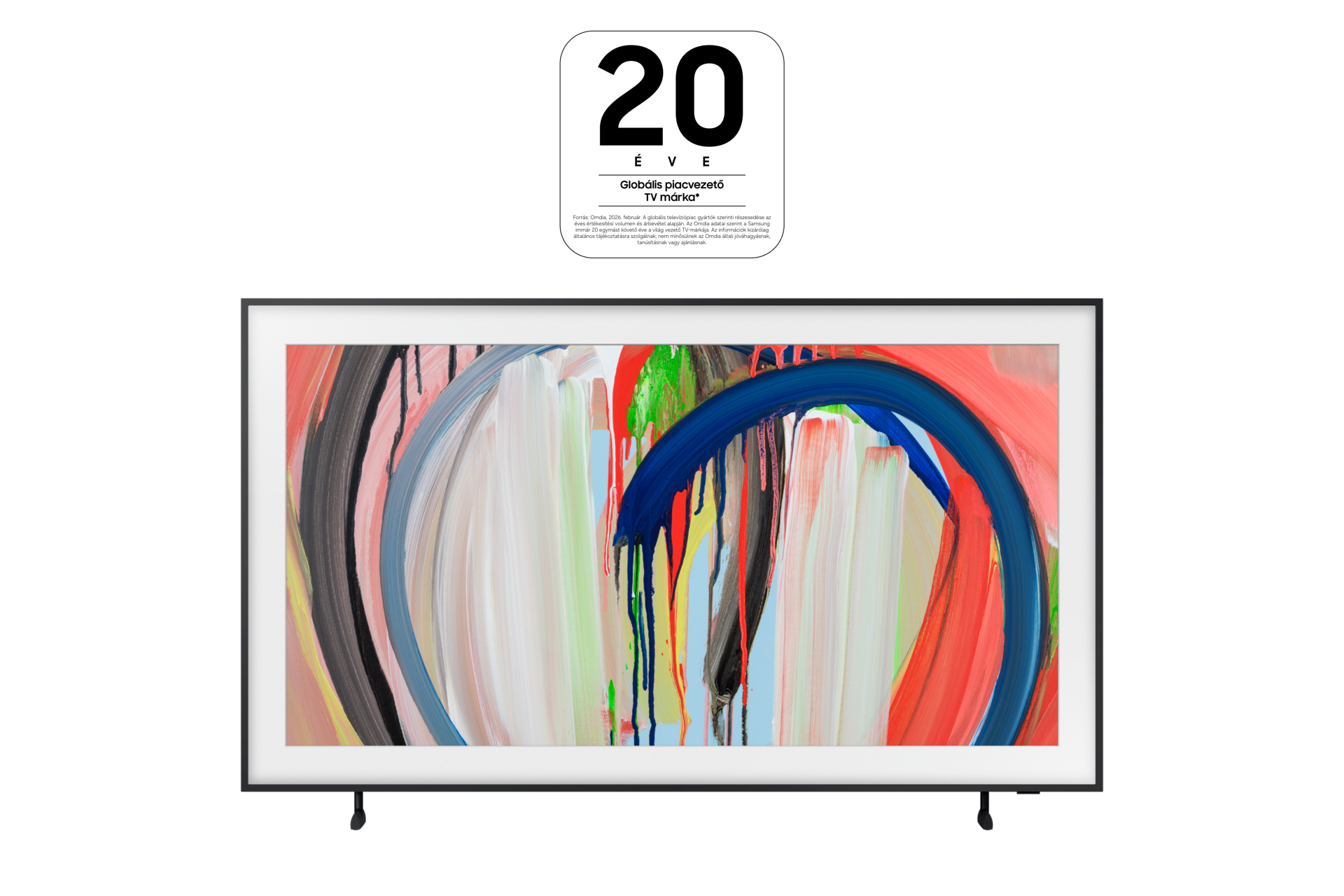 65" The Frame LS03HA 4K Samsung Vision AI Smart TV (2026) Fekete