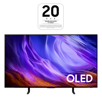 {size}" OLED S85H 4K Samsung Vision AI Smart TV (2026) Front Graphite 