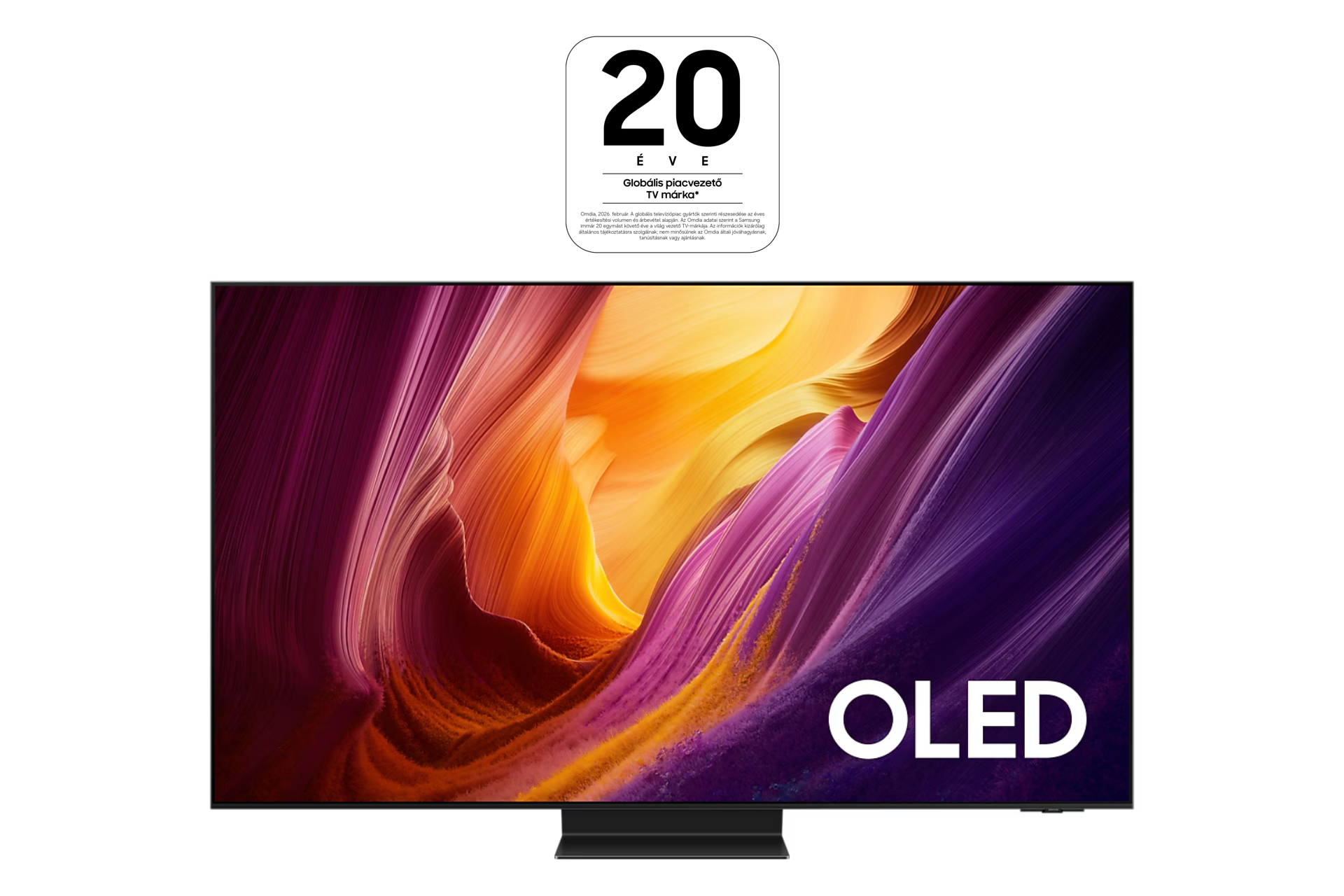 OLED S95H 4K Samsung Vision AI Smart TV (2026) Front Graphite 