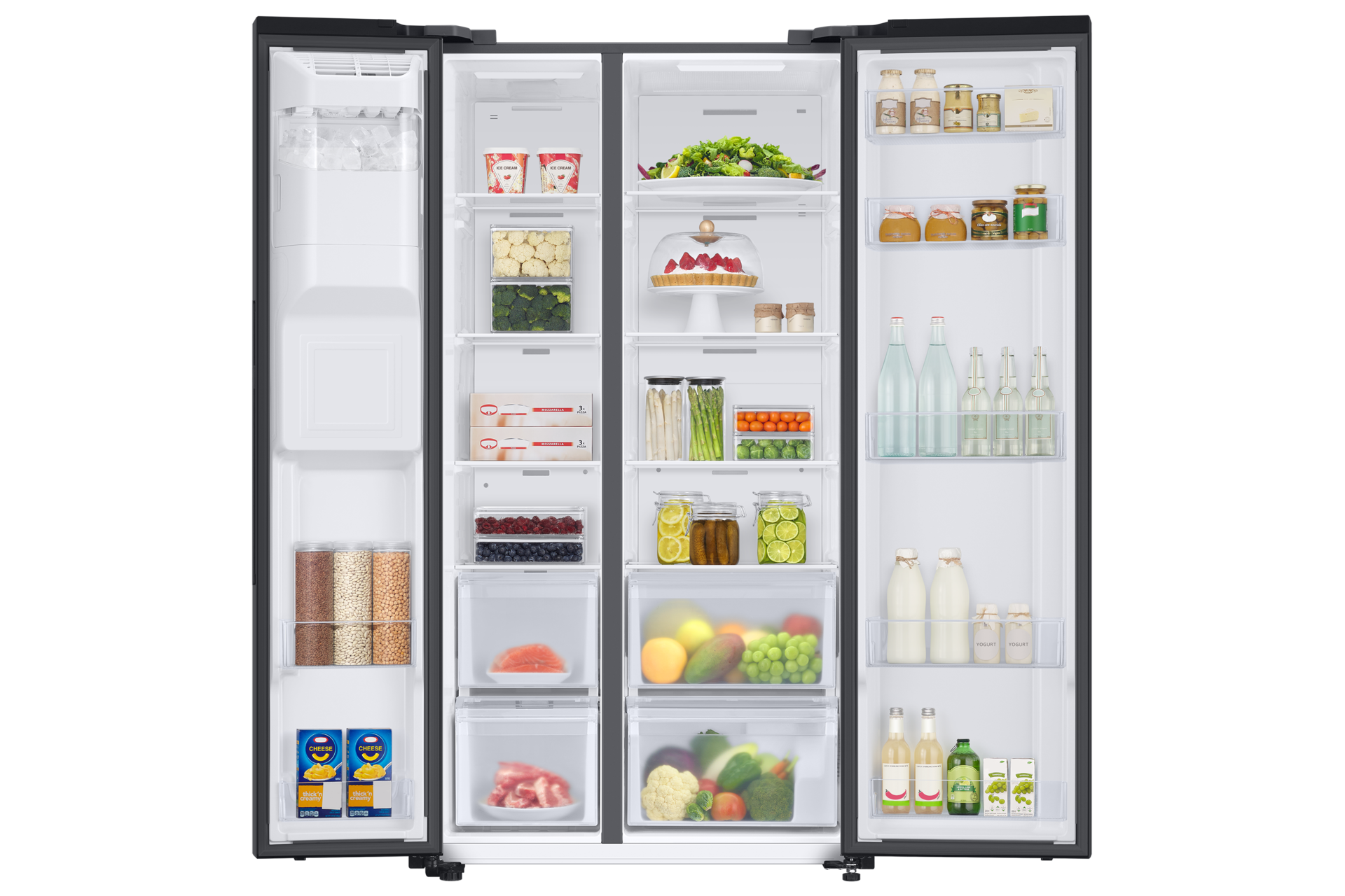 front-open-with-food Black