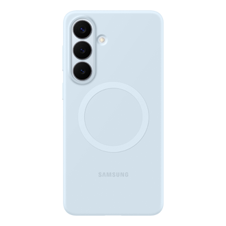 Galaxy S26+ Silicone Magnet Case Front Light Blue 