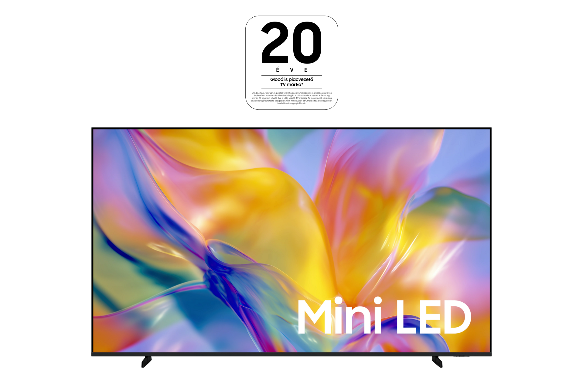 100" Mnini LED M90H 4K Samsung Vision AI Smart TV (2026) Front Titanium Black 