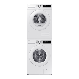 Mosógép WW90CGC04DAELE EcoBubble™ technológiával 9 kg Stack-Front-Door-Closed White 