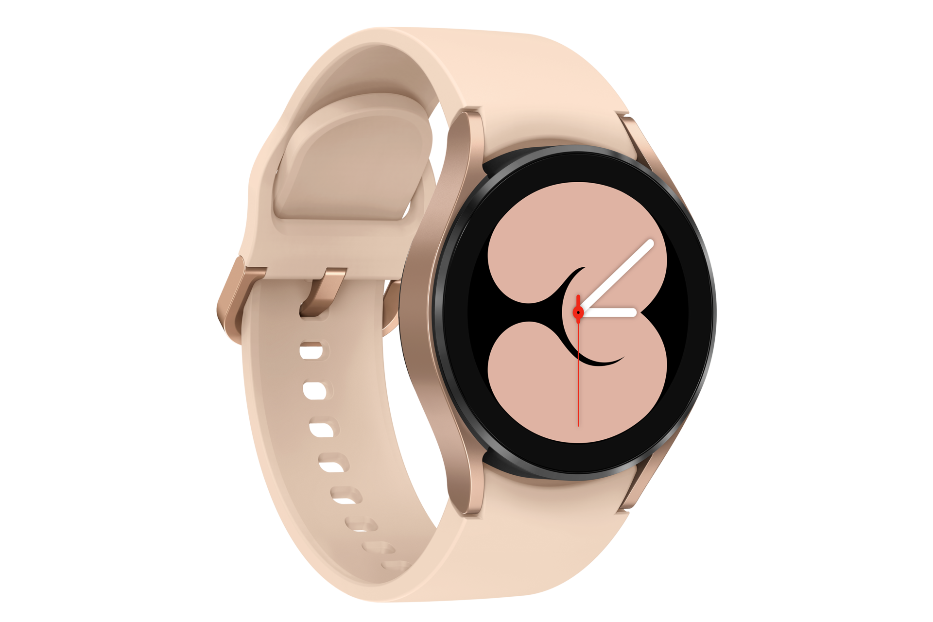 Sudut pandang isometris kiri Samsung Galaxy Watch 4 smartwatch. Cek sekarang di Samsung Indonesia