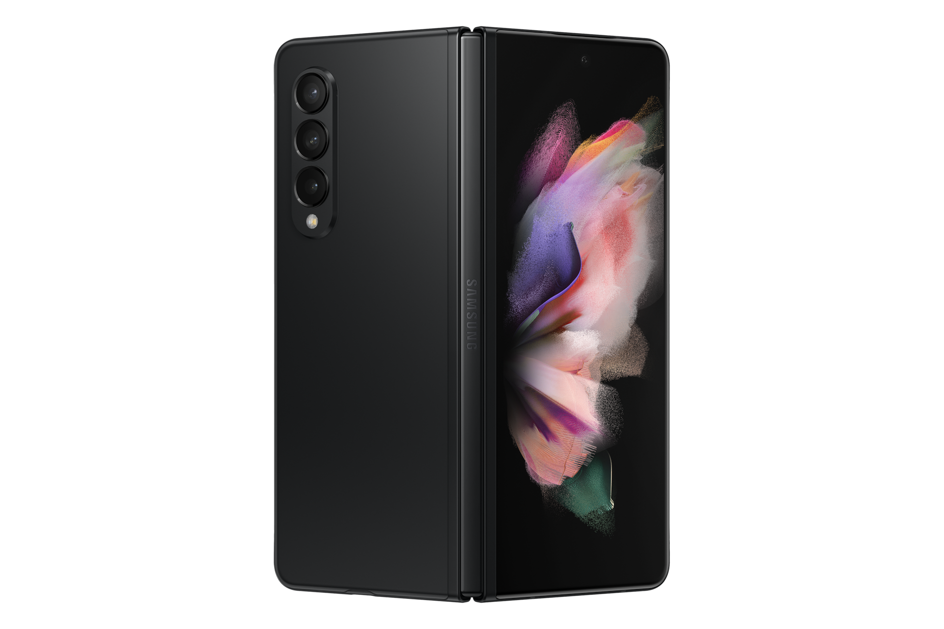 Cek harga Samsung Galaxy Z Fold3 5G Phantom Black dengan kamera selfie wide-angle, ketahui daftar harga Samsung Fold 3 resmi di Samsung Indonesia.