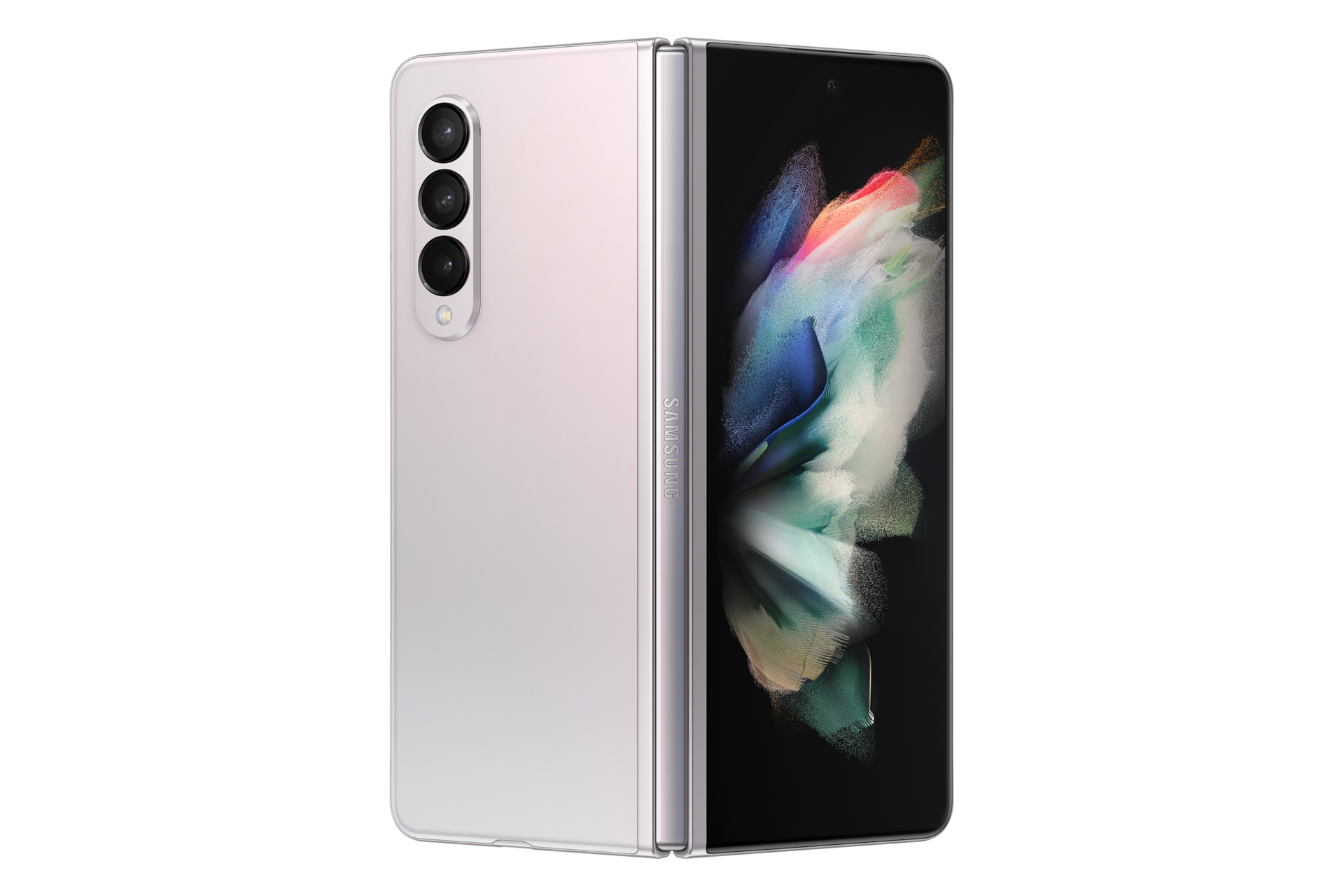 Cek harga Samsung Galaxy Z Fold 3 Phantom Silver dengan kamera selfie wide-angle, ketahui daftar harga Samsung Fold 3 resmi di Samsung Indonesia.