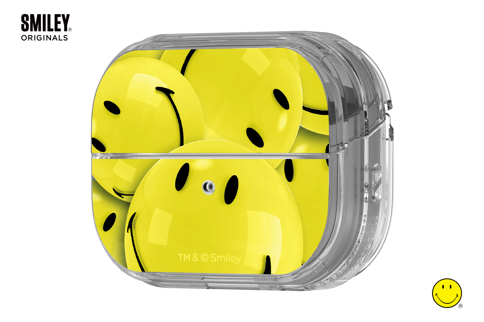 Smiley Yellow Clear Cover for Galaxy Buds3 Pro