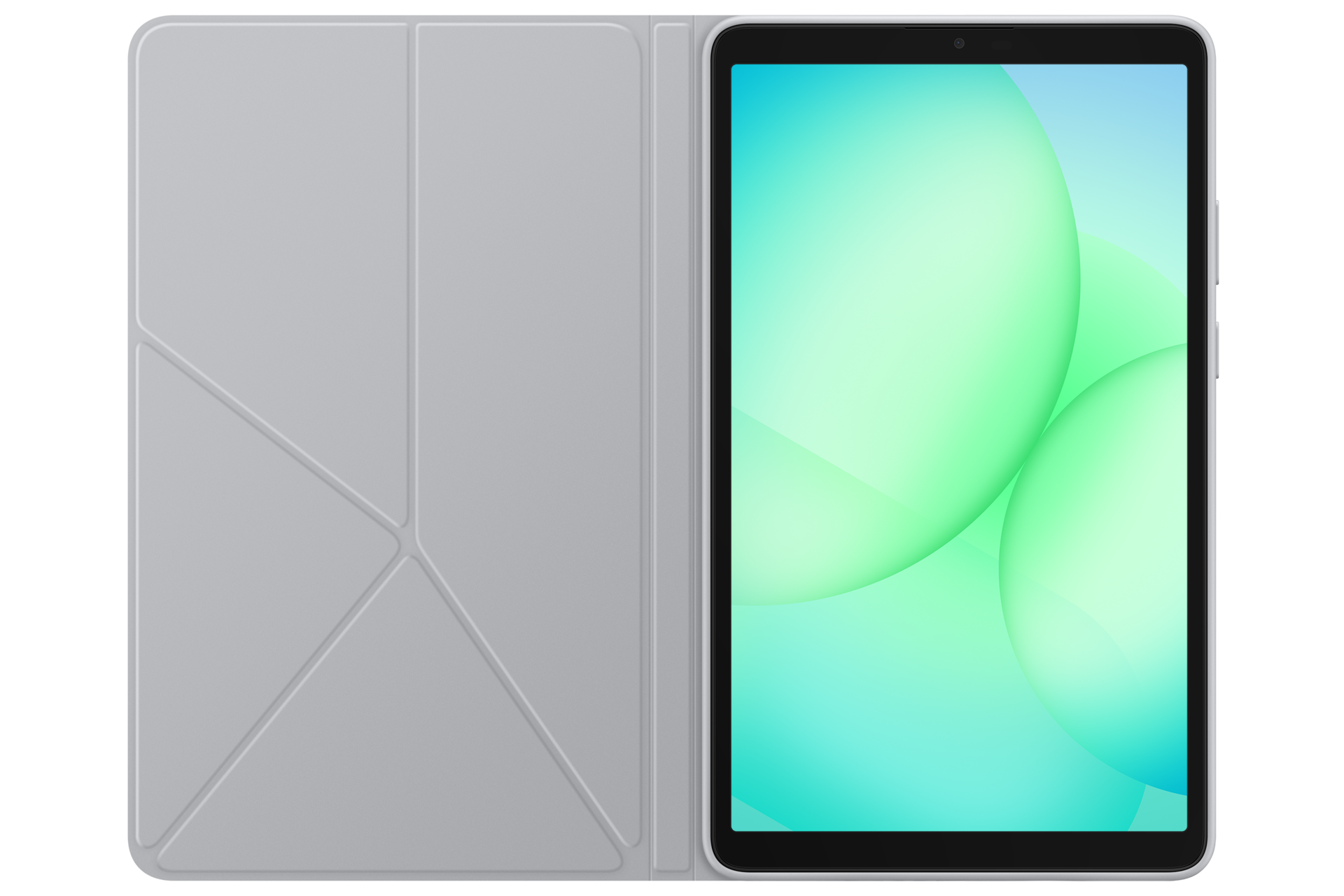 Galaxy Tab A11 Book Cover Front-Open White 