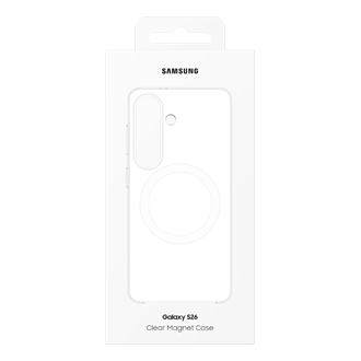 Galaxy S26 Clear Magnet Case Package Transparent 
