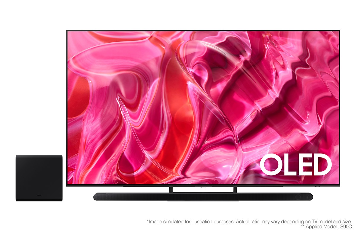 65" OLED 4K S90C and Ultra Slim Soundbar HW-S800B