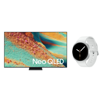 75" Neo QLED QN85F 4K Samsung Vision AI Smart TV (2025) and Galaxy Watch8 (Bluetooth