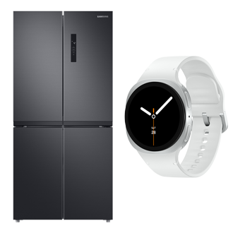French Door Refrigerator Twin Cooling Plus™ 511L and Galaxy Watch8 (Bluetooth