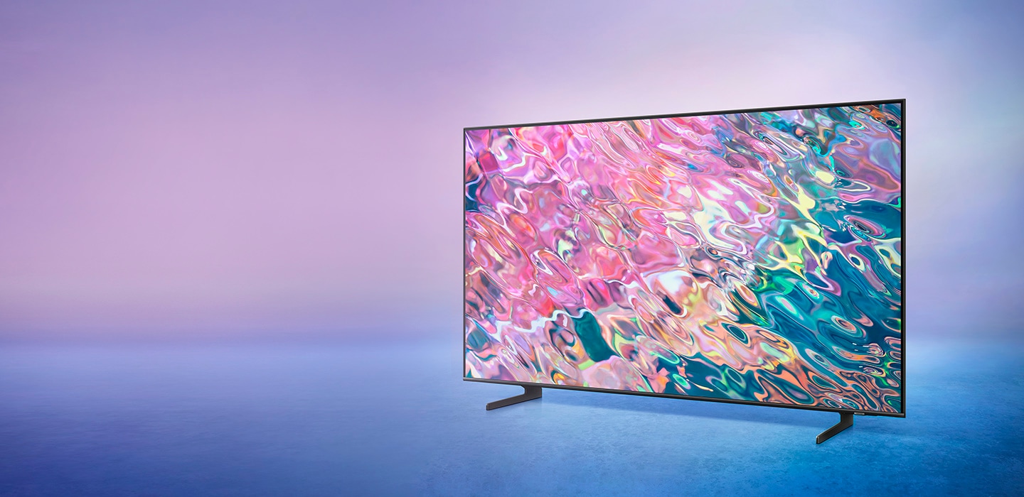 Q60B displays intricately blended color graphics which demonstrate long-lasting colors of Quantum Dot technology.