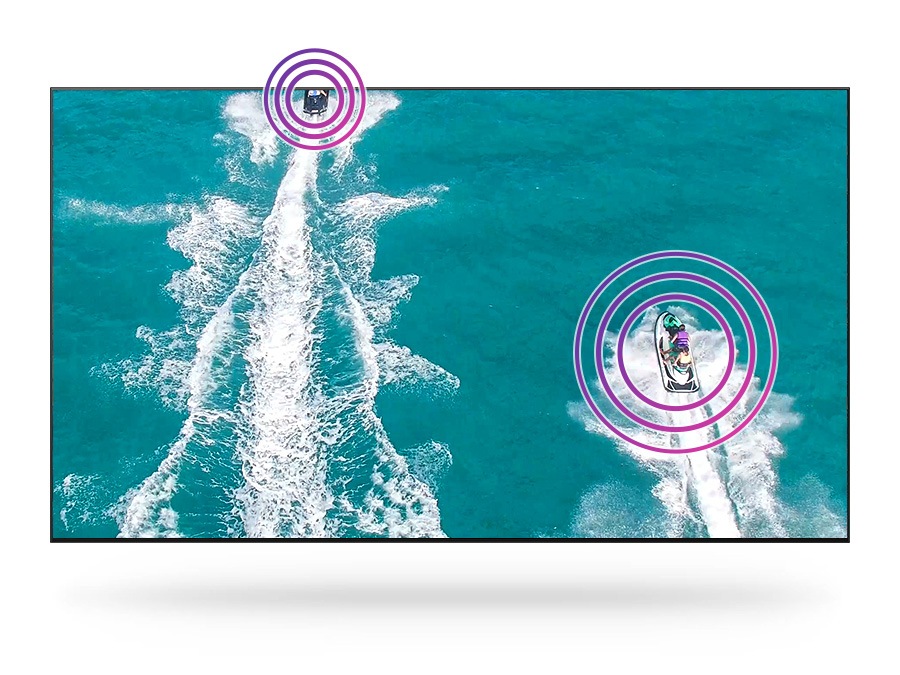 Fitur Object Tracking Sound OTS hadir di Samsung QLED TV Q80B. Nikmati resolusi 4K UHD dengan audio OTS dan Q Symphony di TV Samsung QLED.