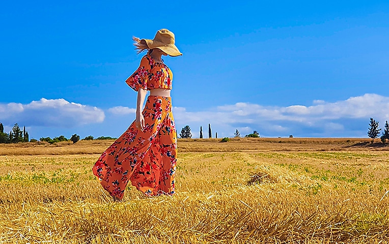 A standing woman